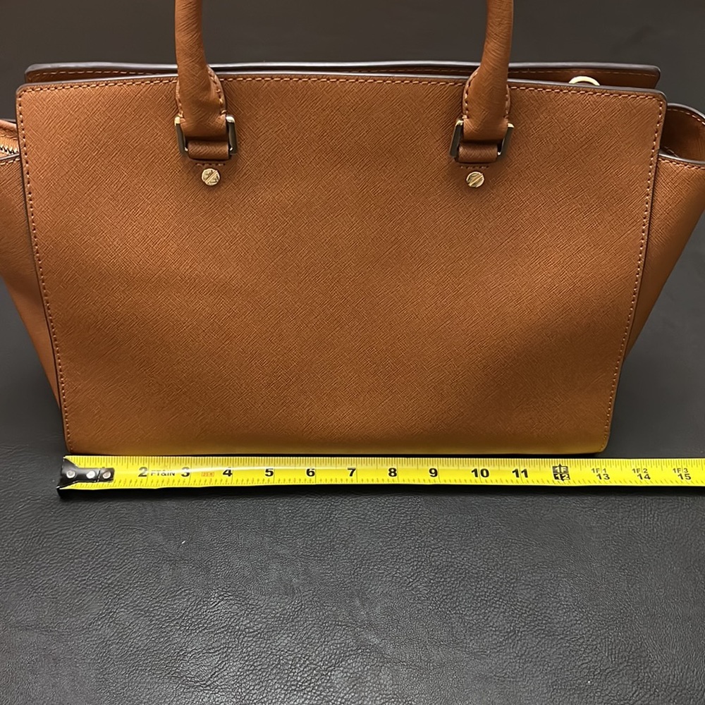 Michael Kors Selma Large Saffiano Leather Satchel - Picture 10 of 16